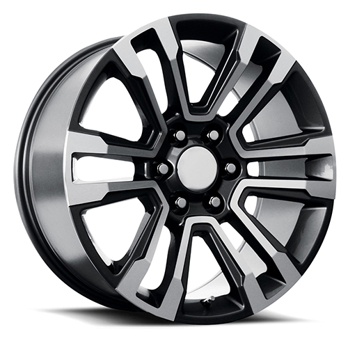 Wheel Replicas Denali V1184 Gunmetal Machined - Part Number V1184-2295831GM Wheel Replicas Denali V1184 Gunmetal Machined Photo
