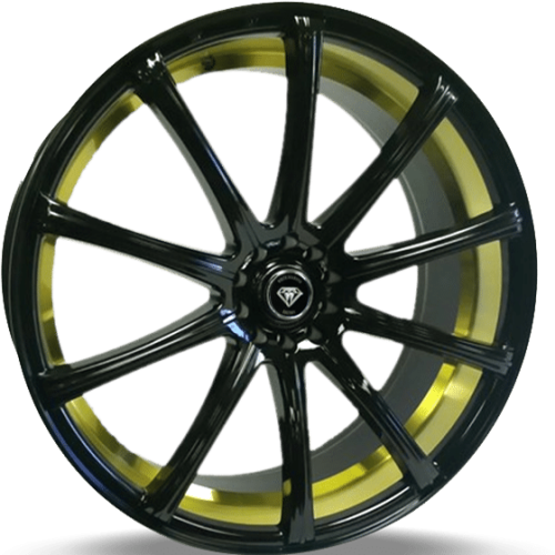 White Diamond W3195 Gold & Black