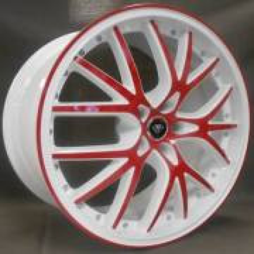 White Diamond W530B White w/ Red Face