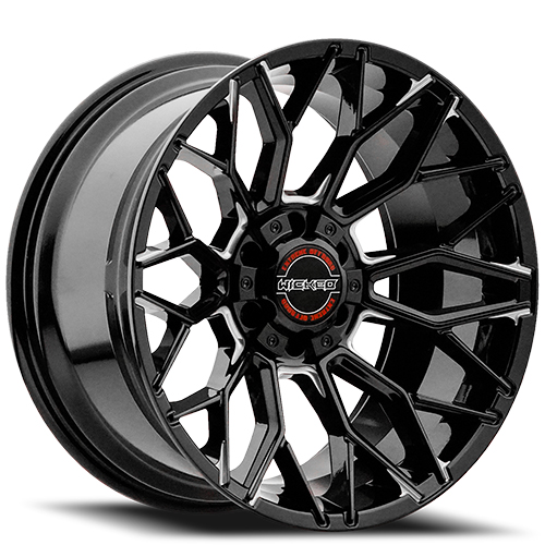 Wicked W934 Gloss Black Milled