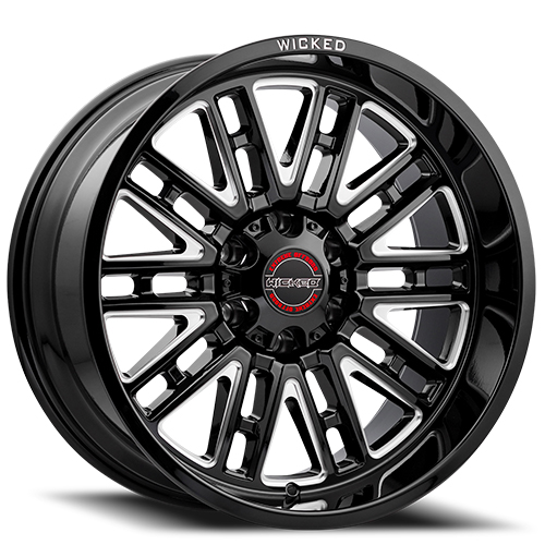 Wicked W937 Gloss Black Milled
