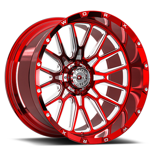 Worx WF818RT Polished Red Tint W/ Milled Accents - Part Number WF818RT-2414816576 Worx WF818RT Polished Red Tint W/ Milled Accents Photo