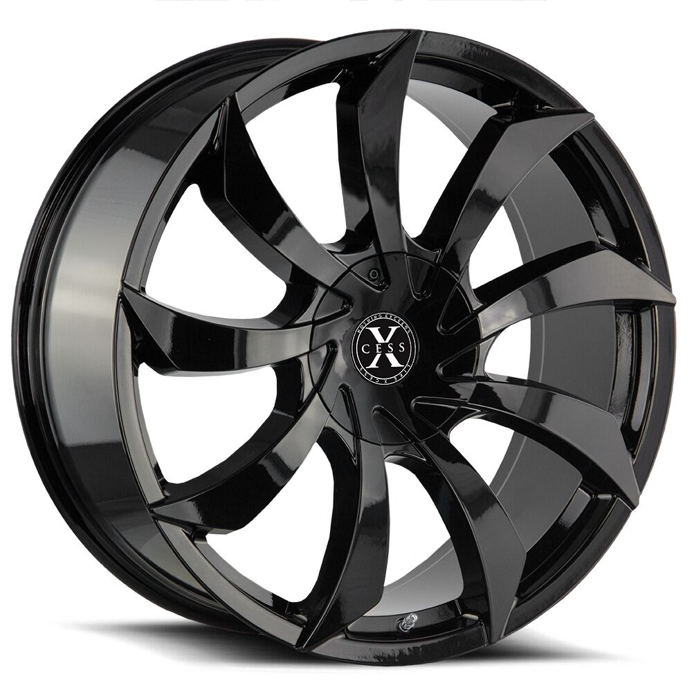 Xcess X01 Gloss Black Machined - Part Number X01250135GB Xcess X01 Gloss Black Machined Photo