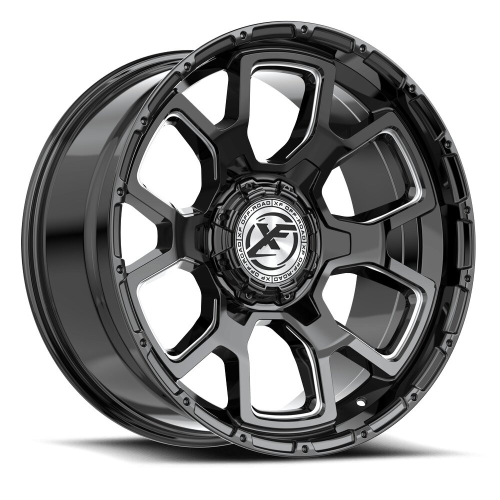 Xf Off-Road Oe-501 Gloss Black & Milled - Part Number OE-5012090570GBM-T Xf Off-Road Oe-501 Gloss Black & Milled Photo