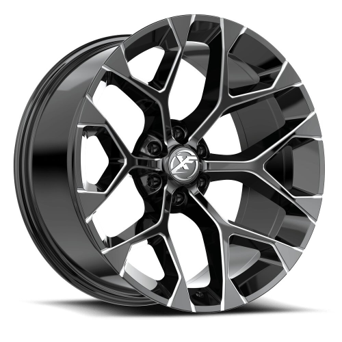 Xf Off-Road Oe-502 Gloss Black & Milled - Part Number OE-502201050-12GBM-T Xf Off-Road Oe-502 Gloss Black & Milled Photo