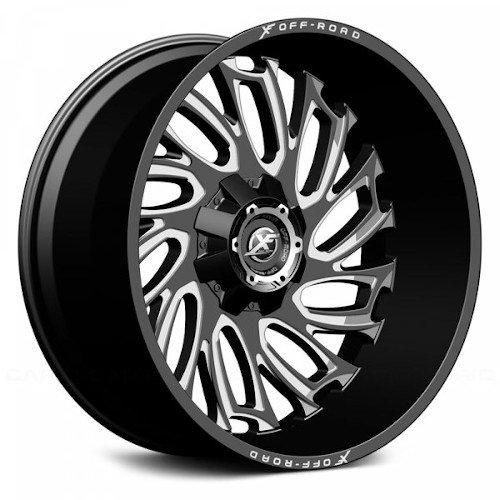 XF Offroad XF-207 Gloss Black Milled - Part Number XF-20720951397150+0GBML XF Offroad XF-207 Gloss Black Milled Photo