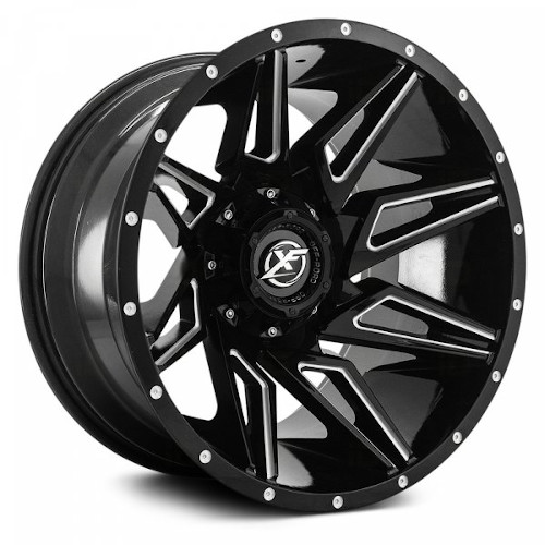 XF Offroad XF-218 Gloss Black Milled Photo