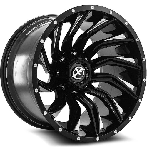 XF Offroad XF-224 Gloss Black Milled Photo