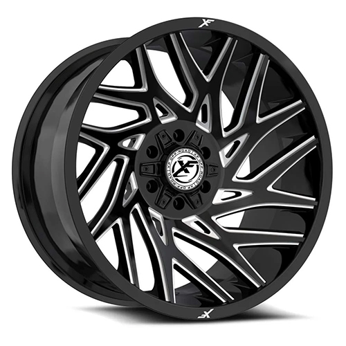 XF Offroad XF-229 Gloss Black Milled - Part Number XF-229201051271397-24GBML XF Offroad XF-229 Gloss Black Milled Photo