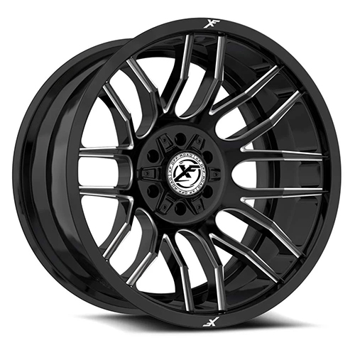 XF Offroad XF-232 Gloss Black Milled - Part Number XF-232201251271397-44GBML XF Offroad XF-232 Gloss Black Milled Photo