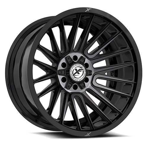 XF Offroad XF-234 Gloss Black Brushed W/ Double Dark Tint - Part Number XF-234201061351397-12GBBRDDT XF Offroad XF-234 Gloss Black Brushed W/ Double Dark Tint Photo