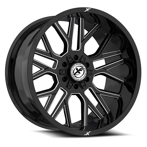 XF Offroad XF-235 Gloss Black Milled - Part Number XF-235201051271397-12GBML XF Offroad XF-235 Gloss Black Milled Photo