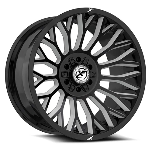 XF Offroad XF-237 Gloss Black Milled - Part Number XF-237261251271397-44GBM XF Offroad XF-237 Gloss Black Milled Photo