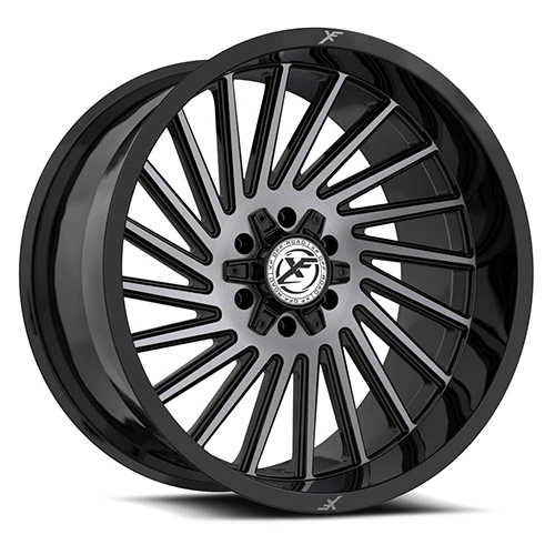 XF Offroad XF-239 Gloss Black Brushed W/ Double Dark Tint - Part Number XF-239201051271397-12GBUDT XF Offroad XF-239 Gloss Black Brushed W/ Double Dark Tint Photo