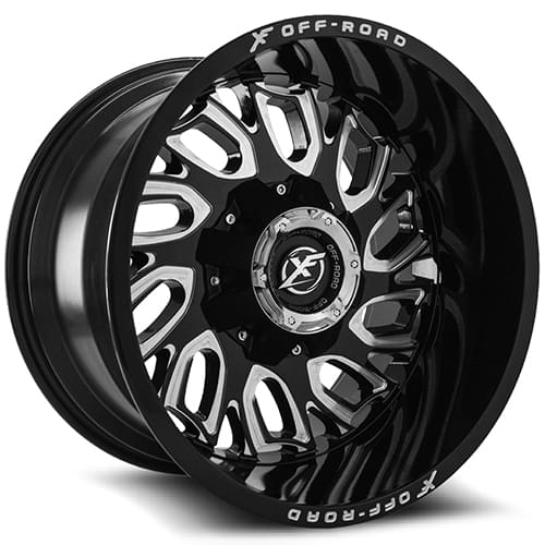 XF Offroad XF-207 Gloss Black Milled - Part Number XF-20724148170180-76GBML XF Offroad XF-207 Gloss Black Milled Photo