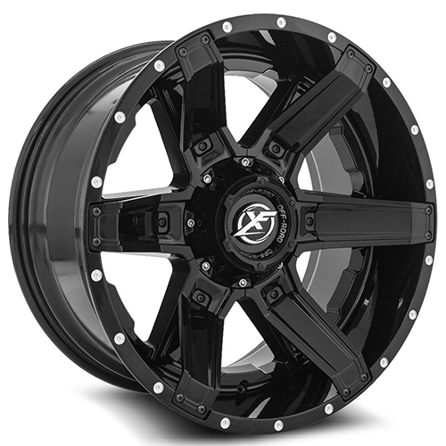 XF Offroad XF-214 Gloss Black W/ Gloss Black Insert - Part Number XF-214209061351397+0GBBIS XF Offroad XF-214 Gloss Black W/ Gloss Black Insert Photo