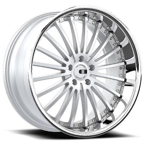 XO Luxury New York Gloss Silver W/ SS Lip - Part Number 2010NEW425120S72 XO Luxury New York Gloss Silver W/ SS Lip Photo