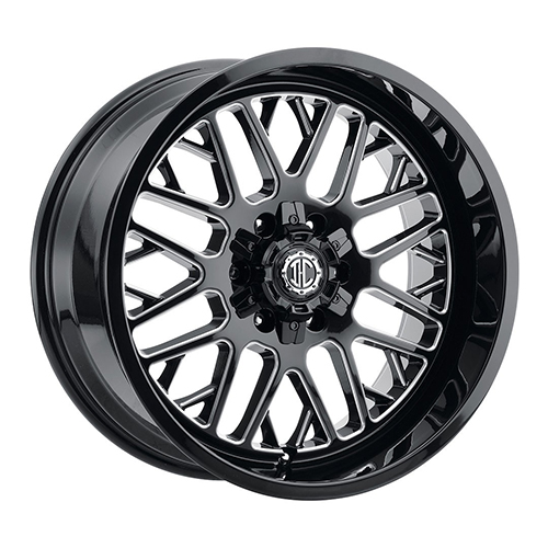 Xtreme Offroad NX-19 Midnight Black With Milled Accents - Part Number NX19-2010SS-12PBX Xtreme Offroad NX-19 Midnight Black With Milled Accents Photo