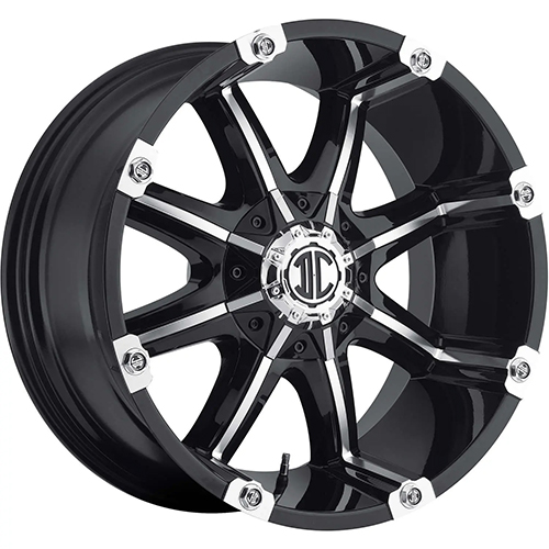Xtreme Offroad NX-3 Gloss Black W/ Machined Face - Part Number NX3-2012YZ-44XB Xtreme Offroad NX-3 Gloss Black W/ Machined Face Photo