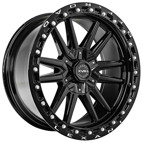 XVR-1 Veneta Glossy Black W/ Black Simulated Beadlock - Part Number LO104-2010-86-18FB XVR-1 Veneta Glossy Black W/ Black Simulated Beadlock Photo