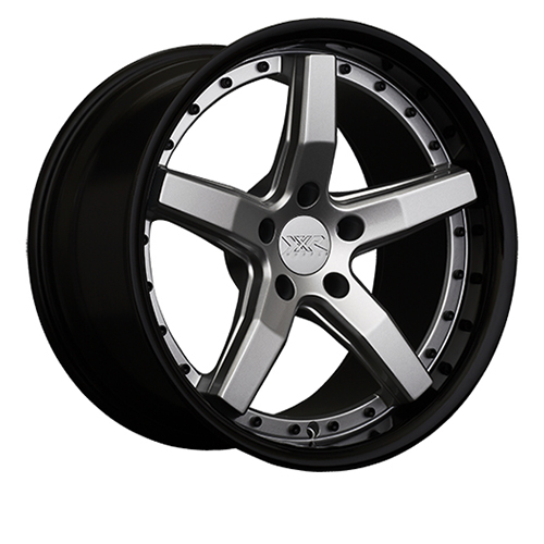 XXR 569 Silver W/ Gloss Black Lip - Part Number 569001236 XXR 569 Silver W/ Gloss Black Lip Photo