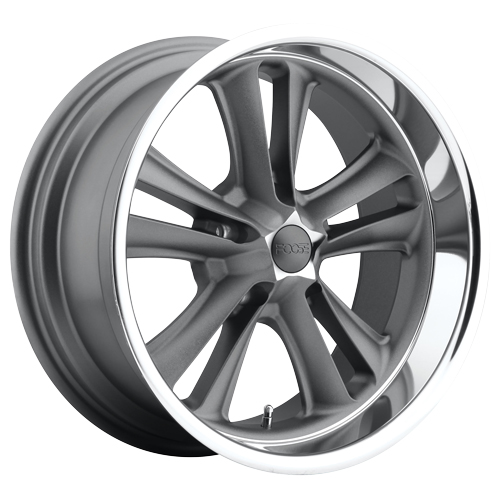 Foose Knuckle F099 Gray W/ Diamond Cut Lip - Part Number F09918806145 Foose Knuckle F099 Gray W/ Diamond Cut Lip Photo