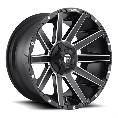Fuel Offroad Contra D616 Matte Black W/ Milled Spokes - Part Number D61620909850 Fuel Offroad Contra D616 Matte Black W/ Milled Spokes Photo
