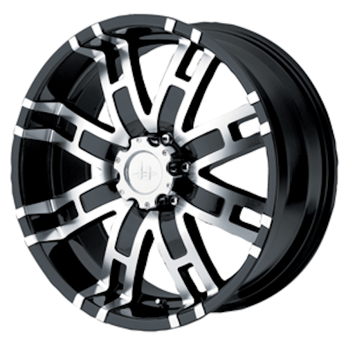 Helo HE835 Gloss Black W/ Machined Face - Part Number HE83578080300 Helo HE835 Gloss Black W/ Machined Face Photo