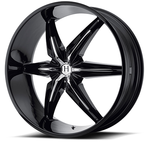 Helo HE866 Gloss Black W/ Chrome Accents - Part Number HE86622967335 Helo HE866 Gloss Black W/ Chrome Accents Photo