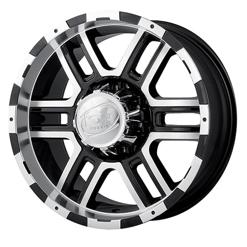 Ion Alloy 179 Black W/ Machined Face & Lip - Part Number 179-6886B Ion Alloy 179 Black W/ Machined Face & Lip Photo