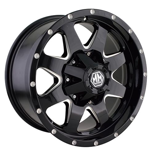 Mayhem Tank 8040 Black W/ Machined Spokes - Part Number 8040-8937B Mayhem Tank 8040 Black W/ Machined Spokes Photo