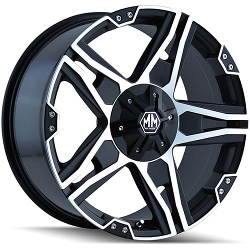 Mayhem Patriot 8080 Matte Black & Machined - Part Number 8080-2937M Mayhem Patriot 8080 Matte Black & Machined Photo