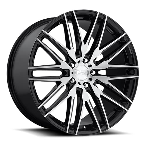 Niche Anzio M165 Gloss Black W/ Machined Face - Part Number M165229065+38 Niche Anzio M165 Gloss Black W/ Machined Face Photo