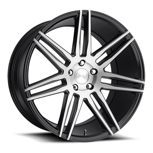 Niche Trento M178 Gloss Black W/ Machined Face - Part Number M178200543+42 Niche Trento M178 Gloss Black W/ Machined Face Photo
