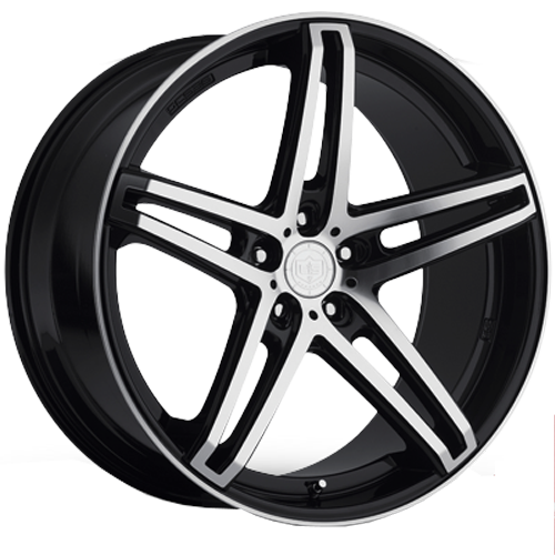 TIS Offroad 536 Gloss Black Machined - Part Number 536MB-2104440 TIS Offroad 536 Gloss Black Machined Photo
