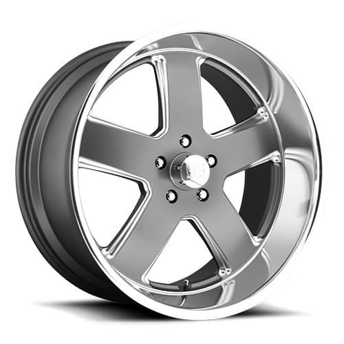 US Mags Hustler U118 Gunmetal W/ Diamond Lip - Part Number U11820807345 US Mags Hustler U118 Gunmetal W/ Diamond Lip Photo