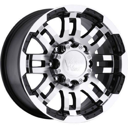 Vision Offroad Warrior VI375 Black W/ Machined Face - Part Number 375H8732GBMF55 Vision Offroad Warrior VI375 Black W/ Machined Face Photo