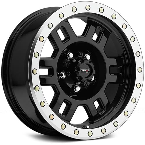 Vision Offroad Manx 398 Black Machined Lip - Part Number 398-8987GBML12 Vision Offroad Manx 398 Black Machined Lip Photo